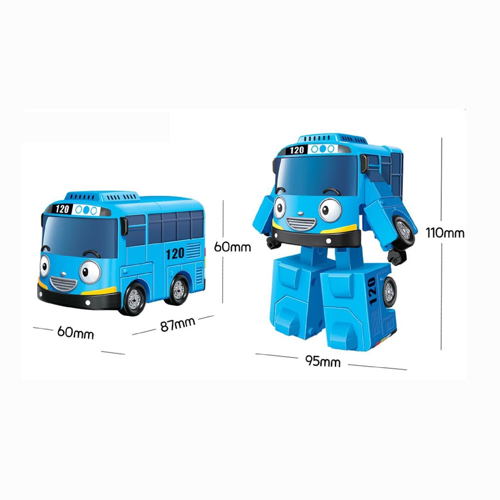 Tayo & Friends Transforming Robot Toy Bus Vehicle Toys for Kids Children from Iconix Korea