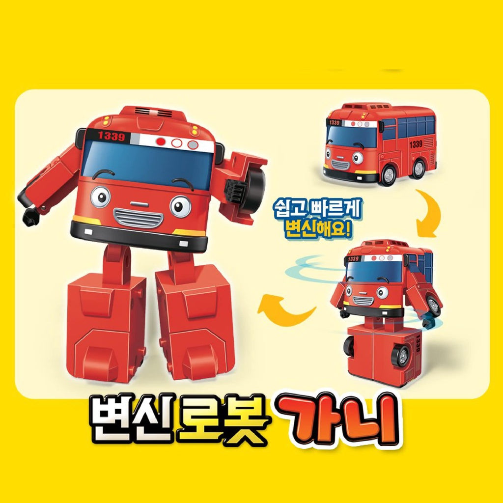 Tayo & Friends Transforming Robot Toy Bus Vehicle Toys for Kids Children from Iconix Korea