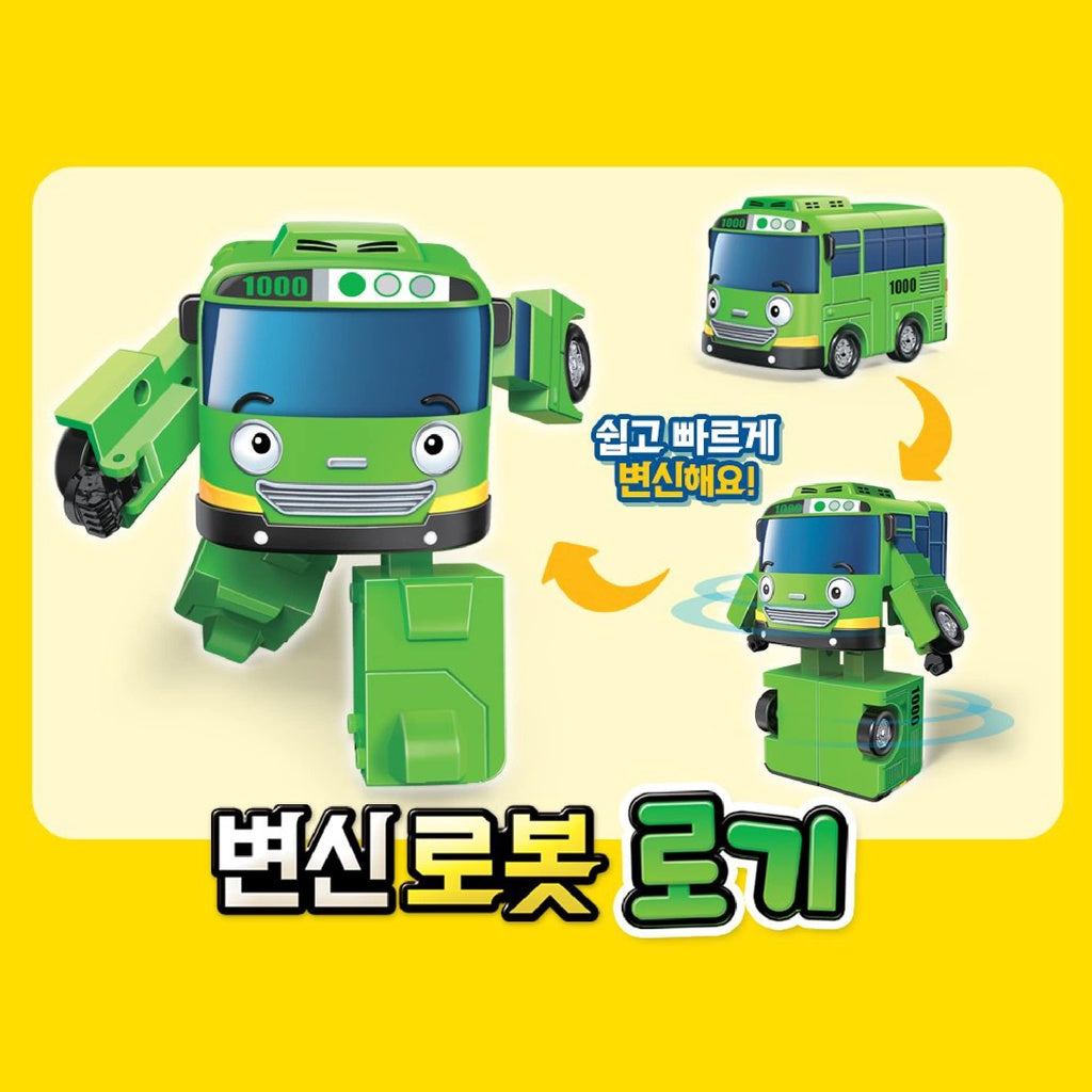 Tayo & Friends Transforming Robot Toy Bus Vehicle Toys for Kids Children from Iconix Korea