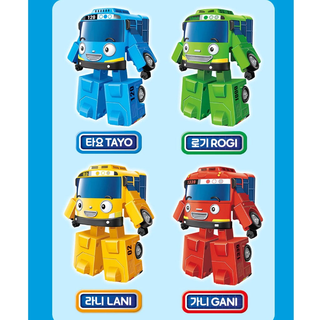 Tayo & Friends Transforming Robot Toy Bus Vehicle Toys for Kids Children from Iconix Korea