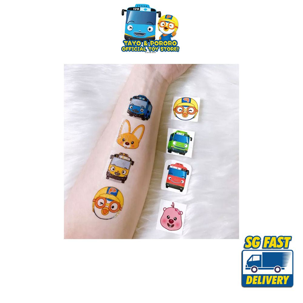 Pororo Tayo 24pcs Random Temporary Kids Tattoo for Children