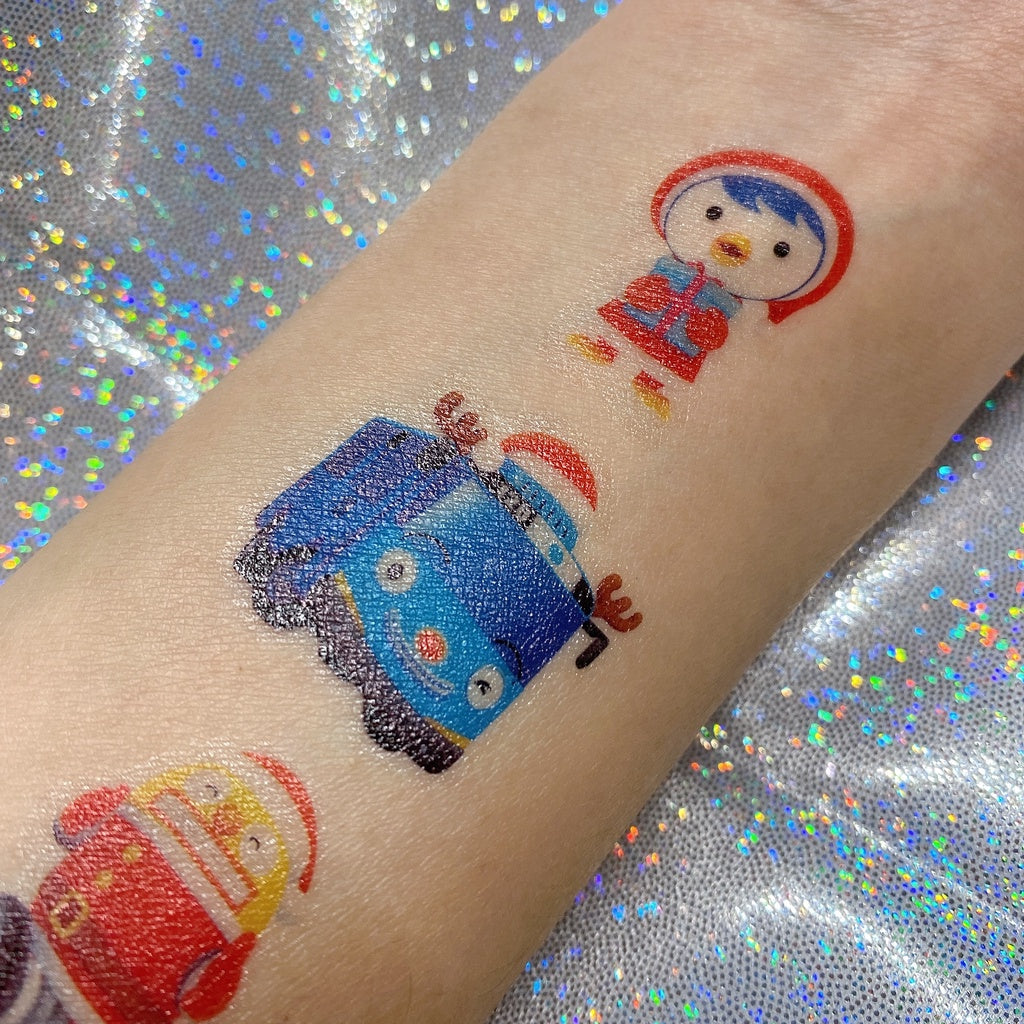 Pororo Tayo 24pcs Random Temporary Kids Tattoo for Children